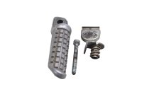 Rear left footrest with bracket, spring, and screw Kawasaki ZR 7S ZR750F H 01-04