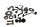 Tornillos, pernos y cojinetes del motor Kawasaki ZZR 600 ZX600E1-3 93-95