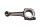 Connecting rod, crankshaft, piston rod, engine Kawasaki ZR 7S ZR750F H 01-04