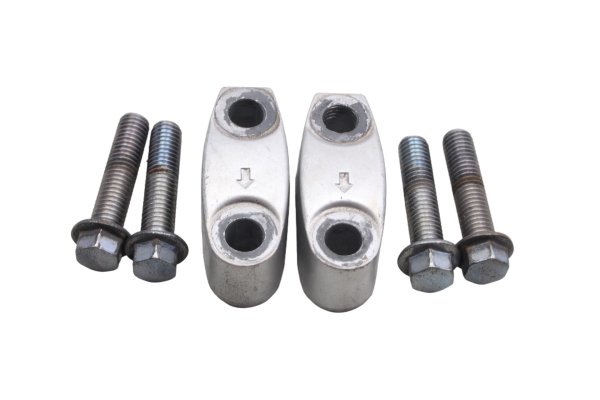 Handlebar clamp set, clamping blocks, screws Kawasaki ZR 7S ZR750F H 01-04
