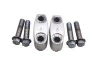 Handlebar clamp set, clamping blocks, screws Kawasaki ZR...