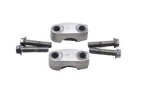 Handlebar clamp set, clamping blocks, screws Kawasaki ZR...
