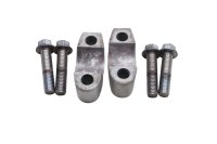 Handlebar clamp set, clamping blocks, screws Kawasaki ZR 7S ZR750F H 01-04