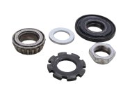 Steering head bearing set, upper fork bridge, steering...