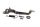 Rear brake lever foot brake rod with spring 1419 Kawasaki ZR 7S ZR750F H 01-04