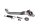 Rear brake lever foot brake rod with spring 1419 Kawasaki ZR 7S ZR750F H 01-04