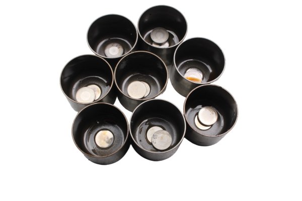 Valve tappet shim set, camshaft, timing drive 8 Kawasaki ZR 7S ZR750F H 01-04