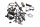 Schraubensatz Halter Klemmschellen Restteile Rahmen Yamaha FJR 1300 A RP11 04-05