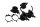 Intake manifold set, carburetor rubber, vacuum connection Yamaha XJ 650 4K0 80-82