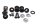 Gummibøsningssæt til brændstoftankmontering BMW R 1200 GS K25 0307 R12 04-07