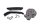 Taktkædesæt, kædestrammer, styreskinner BMW R 1200 GS K25 0307 R12 04-07