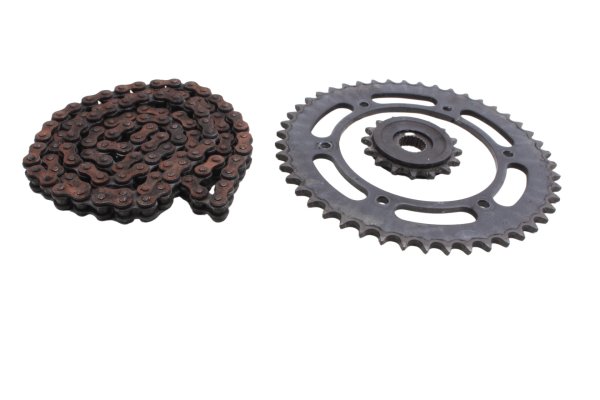 Kit de cadena, cadena de transmisión, piñón, plato BMW F 650 GS Dakar R13 0176 00-03