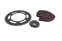 Kit de cadena, cadena de transmisión, piñón, plato BMW F 650 GS Dakar R13 0176 00-03