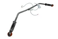 22 mm styren med integrerade blinkers, kromade handtag Yamaha V-Max 2WE 91-06