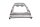 Luggage rack, rear pannier holder, luggage bridge BMW R 1100 GS 259 0409 93-99