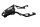 Portapacchi posteriore con supporto per borse laterali Ducati Monster 1200 S M600 14-16