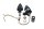 LED-takasuuntavilkut, vasen ja oikea, kolmionmuotoiset BMW R 1200 GS K25 0307 R12 04-07