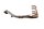 Exhaust collector, center silencer, manifold system Kawasaki ZR 7S ZR750F H 01-04