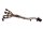 Exhaust collector, center silencer, manifold system Kawasaki ZR 7S ZR750F H 01-04