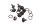 Bremseskiveskruesæt for venstre højre BMW R 1200 GS K25 0307 R12 04-07