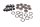 Bremseskiveskruesæt for venstre højre BMW R 1200 GS K25 0307 R12 04-07