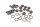 Bremseskiveskruesæt for venstre højre BMW R 1200 GS K25 0307 R12 04-07