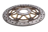 Front brake disc, drilled, floating, concentricity Kawasaki ZR 7S ZR750F H 01-04