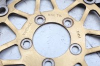 Front brake disc, drilled, floating, concentricity Kawasaki ZR 7S ZR750F H 01-04