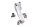 Support de porte-bagages, côté droit, entretoise de support BMW R 1200 GS K25 0307 R12 04-07