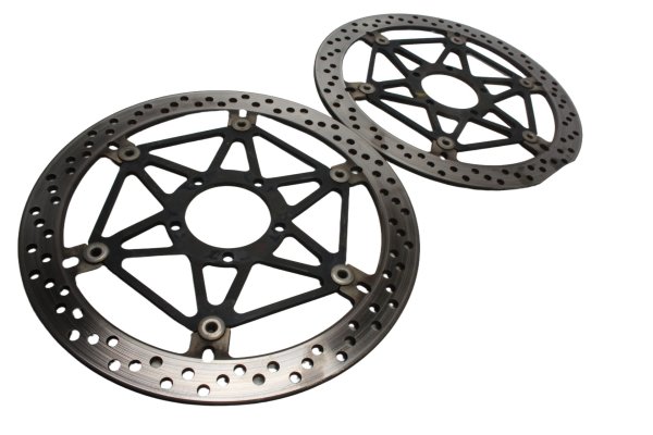 Front brake discs, pair, drilled, screw fastening Ducati Monster 1200 S M600 14-16