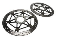 Front brake discs, pair, drilled, screw fastening Ducati Monster 1200 S M600 14-16