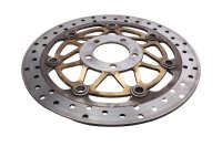 Front floating brake disc, drilled Kawasaki ZR 7S ZR750F...