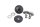 Snelontgrendelingsclips, montageset voor sierlijsten BMW R 1200 GS K25 0307 R12 04-07