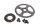 Overbrengingsverhouding van de tandwielset BMW R 1200 GS K25 0307 R12 04-07