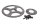 Overbrengingsverhouding van de tandwielset BMW R 1200 GS K25 0307 R12 04-07