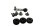 Radiator mount rubber bearing damper set Ducati Monster 1200 S M600 14-16