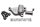 Oil pump tensioner timing chain guide 1340707 BMW R 1200 GS K25 0307 R12 04-07