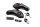 Front footrest set, left and right, non-slip BMW R 1200 GS K25 0307 R12 04-07