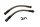 Oil line set braided fittings Ducati Monster 1200 S M600 14-16