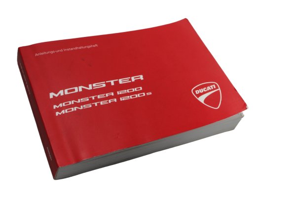 Libretto di istruzioni per la manutenzione e la riparazione Ducati Monster 1200 S M600 14-16