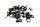Screw set, trim, frame, clamps Ducati Monster 1200 S M600 14-16