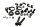 Screw set, trim, frame, clamps Ducati Monster 1200 S M600 14-16