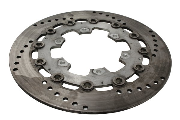 Front left drilled brake disc BMW K 100 RS 4 Ventiler K589 0523 89-92
