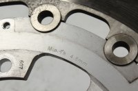 Front left drilled brake disc BMW K 100 RS 4 Ventiler K589 0523 89-92