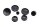 Ensemble de capuchons de protection, bouchons de cadre, embouts BMW R 1100 GS 259 0409 93-99