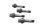 Jeu de boulons de roue pour la fixation de la jante de roue arrière BMW R 1100 GS 259 0409 93-99