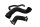 Ensemble de tuyaux de liquide de refroidissement avec colliers de serrage BMW K 100 RS 4 Ventiler K589 0523 89-92