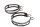 Set di staffe di scarico, morsetto per silenziatore Ducati Monster 1200 S M600 14-16