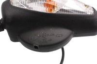 Left mirror with electric turn signal, black Ducati Multistrada 1000 DS A1 03-06