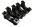 Krukaslagerblokken schroevenset BMW K 100 RS 4 Ventiler K589 0523 89-92